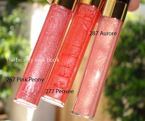 Chanel Aurore, Pensee, Pink Peony Glossimers Review, Photos 